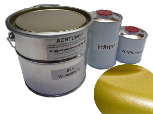 Liter set autolack gelb - set,