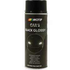 Lackspray schwarz glänzend