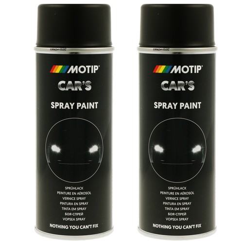 Lackspray schwarz seidenmatt