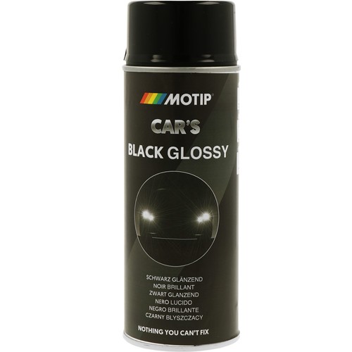 Lackspray schwarz glänzend