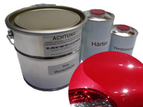 Liter set autolack rubin - liter, 2k
