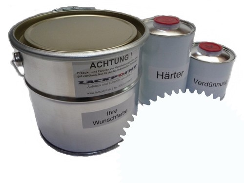 Liter set autolack - 2k, ral